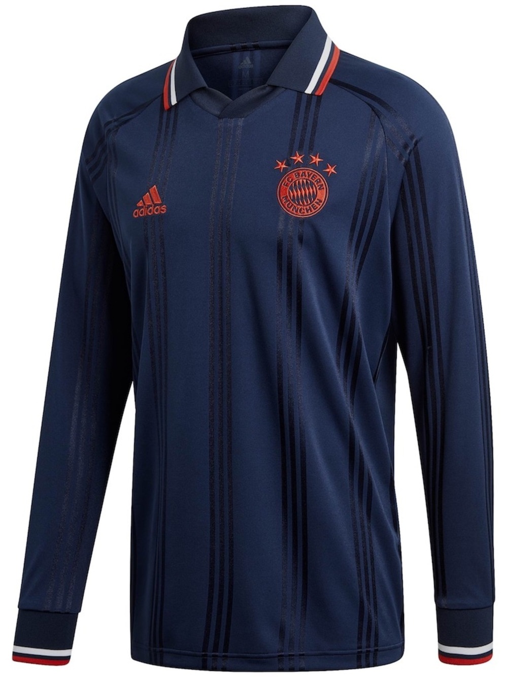 FC Bayern Munchen 2019-20 Adidas Icons Jersey Navy Tonal Telekom NWT